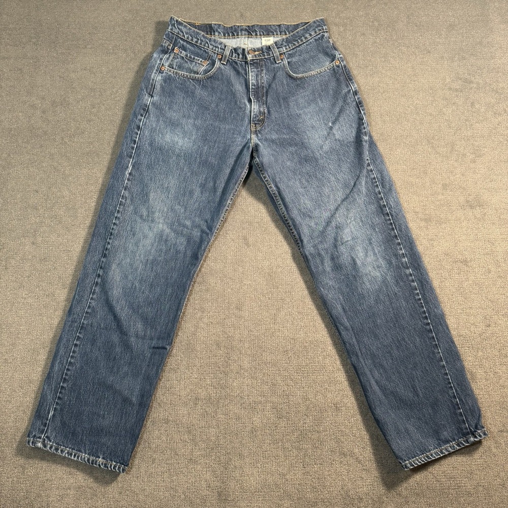 Vintage Levi's 569 Large Straight Fit Jeans Men's Size 34x32 Baggy Skater